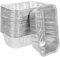 Cabilock 30 Cajas De Hojalata Bandejas Para Hornear Papel De Aluminio Bandejas Para Barbacoa Mini Recipientes Para Pasteles Moldes Para Hornear Cajas De Aluminio Para Alimentos