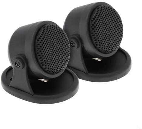 JKELPV Tweeter Haut-Parleur Tweeter Audio de Voiture pré-câblé 2025, Mini-dôme Universel Haute efficacité, 20 W Enceintes de Voiture