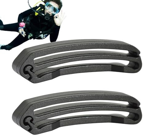 Gurtbandgurt Keeper - Getriebeclip, Gurtbandklemme | Schnalle -End -Clip, Gurtschlosshaken, Taktische Loop -Retainer, Nylon -Retentionsclip, Utility -Riemenstück Für Tauchen, Weste, Rucksack, Camping