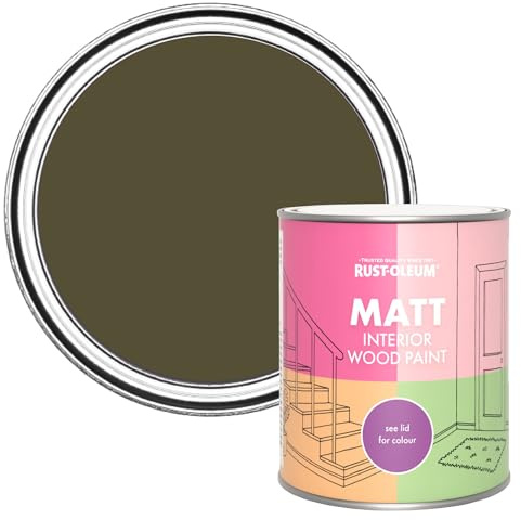 Rust-Oleum Interior Wood Paint in Matt Finish - Greencroft 750ml