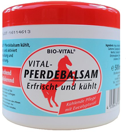 3x Pferdebalsam Pferdesalbe Belebendes vitalisierendes kühledes Massage-Gel 500ml (3)