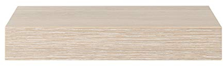 DEINE TANTE EMMA 002392 SHELVY 23 Eiche Sägerau Sonoma Nb. Wandboard Wandregal Steckboard Hängeregal ca. 23,5 x 3,7 x 23,5 cm