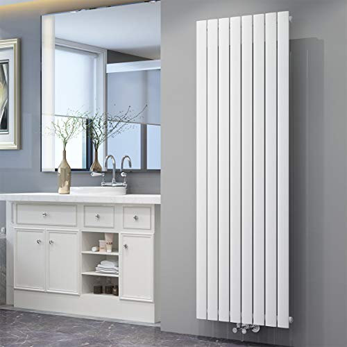 ELEGANT Design Flach Heizkörper 1800 x 616 mm Weiß Badheizkörper Einlagig Heizkoerper Vertikal Paneelheizkörper