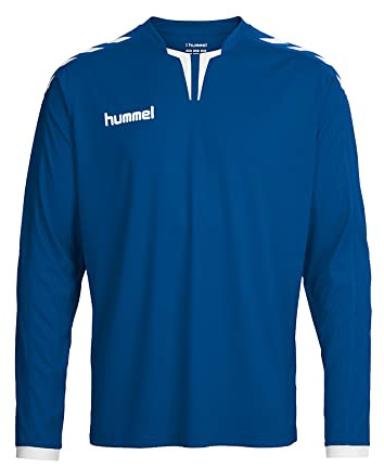 hummel Herren Trikot Core LS Poly Jersey 004615 True Blue PR XXXL
