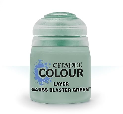 Games Workshop Citadel Farbe – Schicht: Gauss Blaster Green (12 ml)