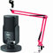 Rode NT-USB Mini USB Micrófono de estudio + Keepdrum NB35RD Rojo Brazo de micrófono