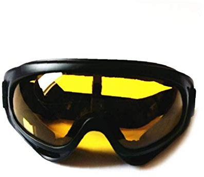 PAKEY Ski Goggles Windproof Ski Snowboard Goggles Uv400 Protection Outdoor Cycling Goggles for Men Women and Youth Yellow