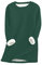 Yming Damen Rundhals Pullover Samt Tops Einfarbig Teddy Fleece Pulli Grün XXL