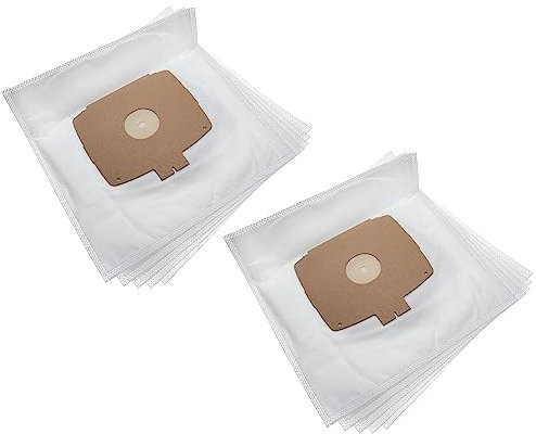 vhbw 10x Sacs compatible avec Electrolux D735, D700, D715, D720/P, D725, D728, D729, D730 aspirateur - 30,35cm x 30,3cm blanc