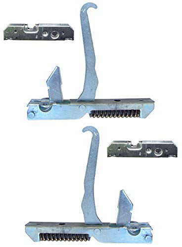 Lofra - Kit 2 cerniere 155 x 20 mm. complete di 2 portarulli per porta forno con doppio vetro - KCF3291
