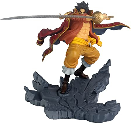 BANDAI Last Level FBP19080 Banpresto ONE Piece Gold Roger Puppen und Actionfiguren, bunt, M