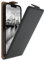 EAZY CASE Hülle kompatibel mit iPhone 14 Flip Cover zum Aufklappen, Handyhülle aufklappbar, Schutzhülle, Flipcover, Flipcase, Flipstyle Case vertikal klappbar, aus Kunstleder, Schwarz