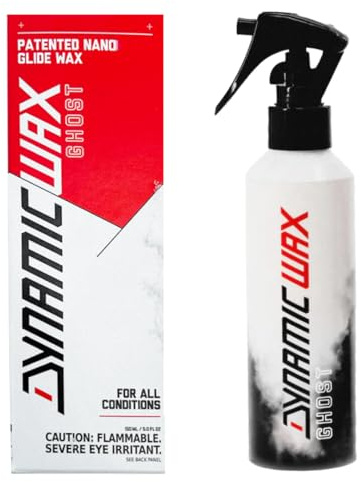 Dynamic Wax Ghost Glide Wax Ski/Snowboard Nano-tech Wax - Easy to Use - Any Temp - Eco Friendly - 150ml Spray Wax