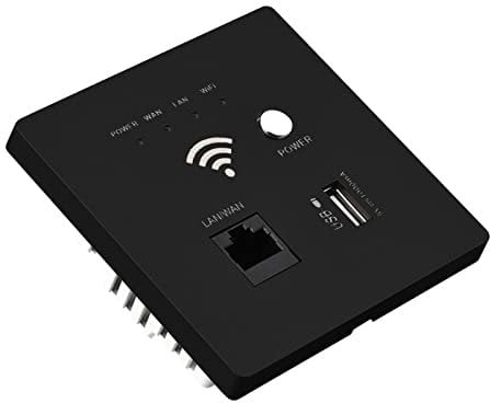 Irfora WLAN-Router für Wandeinbau - 300M AP Access Point Mit USB-Ladebuchse und WPS-Verschlüsselung
