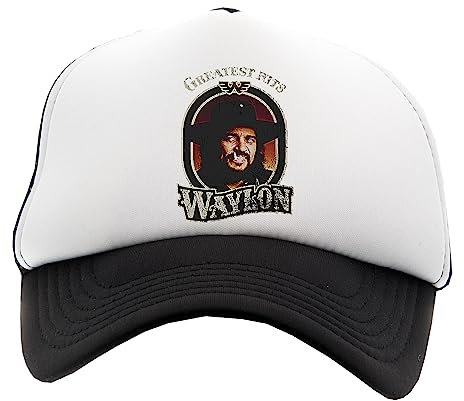70s Style Outlaw Country Waylon Jennings Kappe Baseball Unisex Kinder des Jungen Mädchens Einstellbar Cap Unisex Boy's Girl's