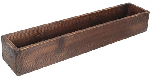 ABOOFAN Macetero De Madera Vintage para Plantas Suculentas Contenedor Decorativo para Jardín Y Balcón para Interiores Y Exteriores