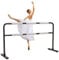 ULPro Ballettstange, professionelle Ballettstange für Erwachsene und Kinder, Mobile Beinpresse aus Stahl, kann EIN Gewicht von 150 kg tragen (schwarz 1 m/3,3 Fuß)