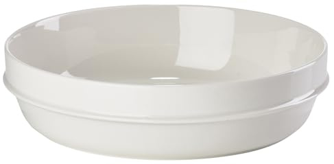 Zone Denmark Eau Salatskål – Große Salatschüssel für Alltag & Beilagen – Stapelbare Schale – Minimalistisches Design – Spülmaschinengeeignet – 1,4 L Ø 24 cm – Offwhite