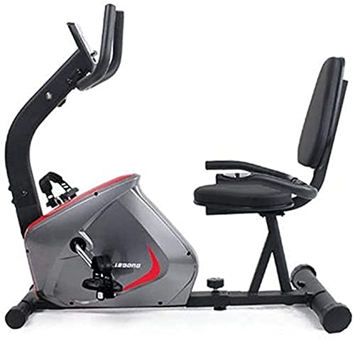 Cyclette per famiglia Bici da palestra per casa al coperto Attrezzatura per il fitness orizzontale Bicicletta per allenamento degli arti inferiori Volante rotante con magnetron