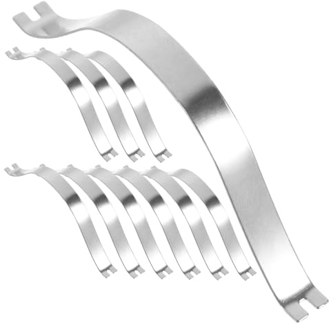 BELLIFFY Bilderrahmen Klemmen Stabile Federklemmen aus Aluminiumlegierung 50 Stück Unsichtbare Halterungen mit Verschleißfestigkeit für Heimdekoration