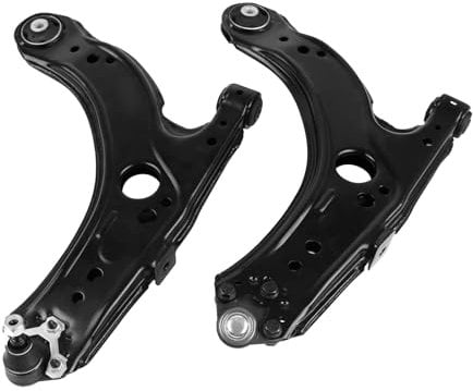 Densieg 2 Piezas Brazo de Control,Juego de reparación de brazo de suspensión 1J0407151A 1J0407151B 1J0407151C für A3 8L1 B-ora 1J2 G-olf IV 1J1 G-olf IV Variant 1J5 New B-eetle 1Y7