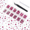 4200 strass per nail art con retro piatto, rosa, per decorazioni unghie, strass rotondi per vestiti e artigianato, 1,5 mm - 4,8 mm, 6 misure
