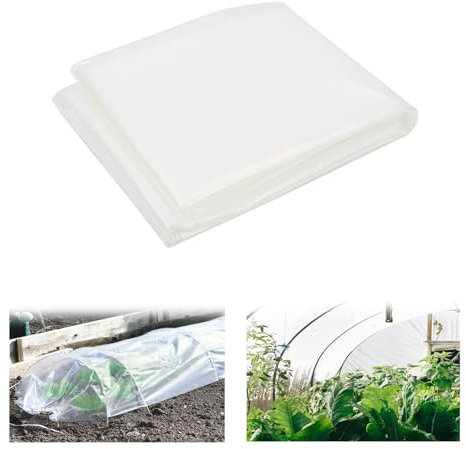 ACONDE Plasticos para Invernaderos, Cubierta Invernadero Plastico, Transparente Película de Polietileno, para Invernadero de Jardinería Politúnel (200 x 300 cm)