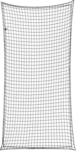 vidaXL Anhängernetz, Hängernetz mit Gummiseil, Abdecknetz für Anhänger, Transportnetz Ladungssicherungsnetz Gepäcknetz, Schwarz 4x2m PP