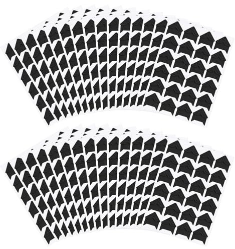 30 Blatt/720 Stück Fotoecken Selbstklebend für Fotoalbum Schwarz Fotokleber Selbstklebende Fotoecke für Fotowand Erinnerungsbuch Baby Hochzeits-Gästebuch Sammelalbum Foto Klebepads Eckaufkleber