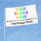 PRFELMG Individuelle Flaggen 3x5 Ft, gestalten Sie Ihr eigenes Foto/Logo/Text - Doppeldruck - Personalisierte Flagge für den Außenbereich, Dekobanner für Geburtstag und Geschäftsgeschenke