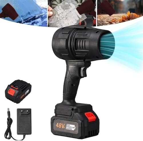 Turboglass Car Blower- 2024 Upgraded Turbodry Car Dryer(Powerful Storm Turbo Fan),Portable Cordless Powerful Car Dryer,Handheld Car Dryer,Car Dryer Air Blower Turbo Fan With One Battery (Uk,black)
