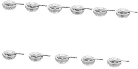 BESPORTBLE 11St Alkoholkern Mini-Herdständer Service Ölbrenner Alkohol Herd Bausatz Gas fonduebrenner Alcohol Stove Werkzeug Herd zum Grillen Spiritusbrenner im Freien Rostfreier Stahl Silver