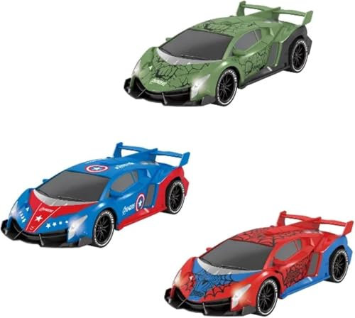 DIOXSTAR Electric Sports Car RC Toy, Marvel Inspired Design, Model Vehicle For Boys Girls, Drift Racing Cars, Interactive And Engaging,1:14 Scale Racing, (Hulk)
