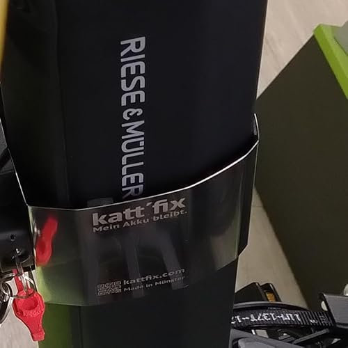 E-Bike-Akkuschloss „Kattfix“ für Riese und Müller Fahrräder, E-Bike Akku-Diebstahlsicherung (Charger 4, Akkukapazität 750 Wh)