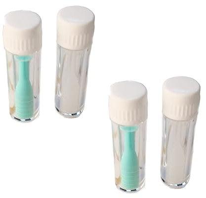 Beavorty Silicone Lens Removal Tool Set 4 Piece Kit Easy Suction for Hard Lenses Travel Size