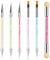 Sularpek 6 Pcs Doubel Ended Nail Art Brushes, Nail Design Brushes, Nail Art Brushes, Nail Brush for Nail Art, Nail Art Pens, Drill Drawing Nails Brush Pen for DIY Nail Art Designs