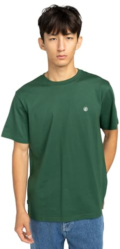 Element Icon Embroidery - Short Sleeve T-Shirt - Men - Green.