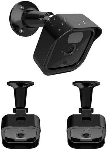 JAMHEXOU 2Pcs Blink Outdoor (3th Gen) Wall Camera Mount, Weatherproof Protective Cover and 360 Degree Adjustable Mount for Blink Outdoor Indoor Security Camera (Black, 2 Pack)
