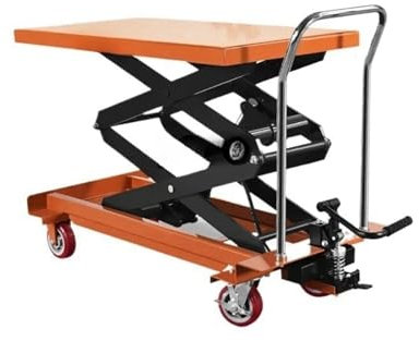 BADIKA Scherenhubtisch Manuelle hydraulische Hebebühne Auto elektrische Hebebühne kleine Mobile Pritsche Auto(4)
