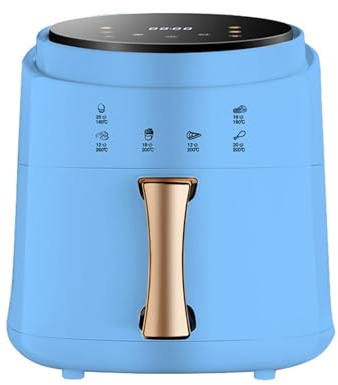 Air Fryer Oven With Rapid Air Circulation, Oil-Free, Family Size, 60-Minute Timer, Adjustable Temperature, Non-Stick Basket, Recipe Included, Smart Control(Color:blue)