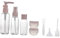 NIYANGLE 8pièces Kit De Flacons De Voyage Réutilisables Pour Maquillage Bouteilles Avec Pulvérisateur Pour Lotion Et Accessoires De Voyage