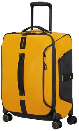 Samsonite Paradiver Light - Hand Luggage Suitcase 55 x 40 x 23 cm, Soft Cabin Suitcase for EasyJet, Wizz Air & Most Airlines, 48L, Yellow (Yellow)