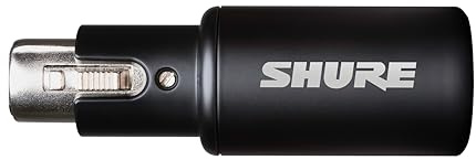 Shure MVX2U Gen 2 Digital Audio Interface, XLR to USB Adapter for Microphones, For Content Creation & Recording, Digital Audio Processing, Compatible for Mac & Windows Computers, iOS & Android Devices