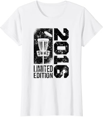 DiscGolf Disc-Golf-Joueur Anniversaire né en 2016 Disc-Golf T-Shirt Graphique avec Valeur