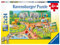 Ravensburger Kinderpuzzle - 07813 EIN Tag im Zoo - Puzzle für Kinder ab 4 Jahren, mit 2x24 Teilen