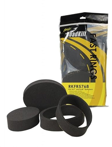 Stinger RKFR5768 Roadkill Foam Insulation Ring Set - 5 x 7 and 6 x 8 Speakers / for Mounting in Vehicles, Cars, Motorcycles, etc. / for Quick Installation of Retrofit Speakers