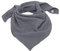 nanito Schal Halstuch Musselin 100% Bio Baumwolle 120 x 120 cm (grau)