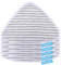 KEEPOW 5 Stück Ersatzbezug Steam Mop Pads für Vileda 100 Hot Spray Mop, Familienpackung, New Pads Grey