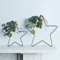 Lights4fun 2er Set Metall Sterne zum Aufhängen Fenster Weihnachtsdeko Innen 28 und 20cm