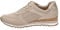 MARCO TOZZI Damen Sneaker flach mit Schnürsenkeln und Reißverschluss Vegan, Beige (Dune Comb), 38